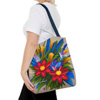 Vibrant Wildflowers Tote Bag with Cotton Handles For Everyday Use, 3 Sizes