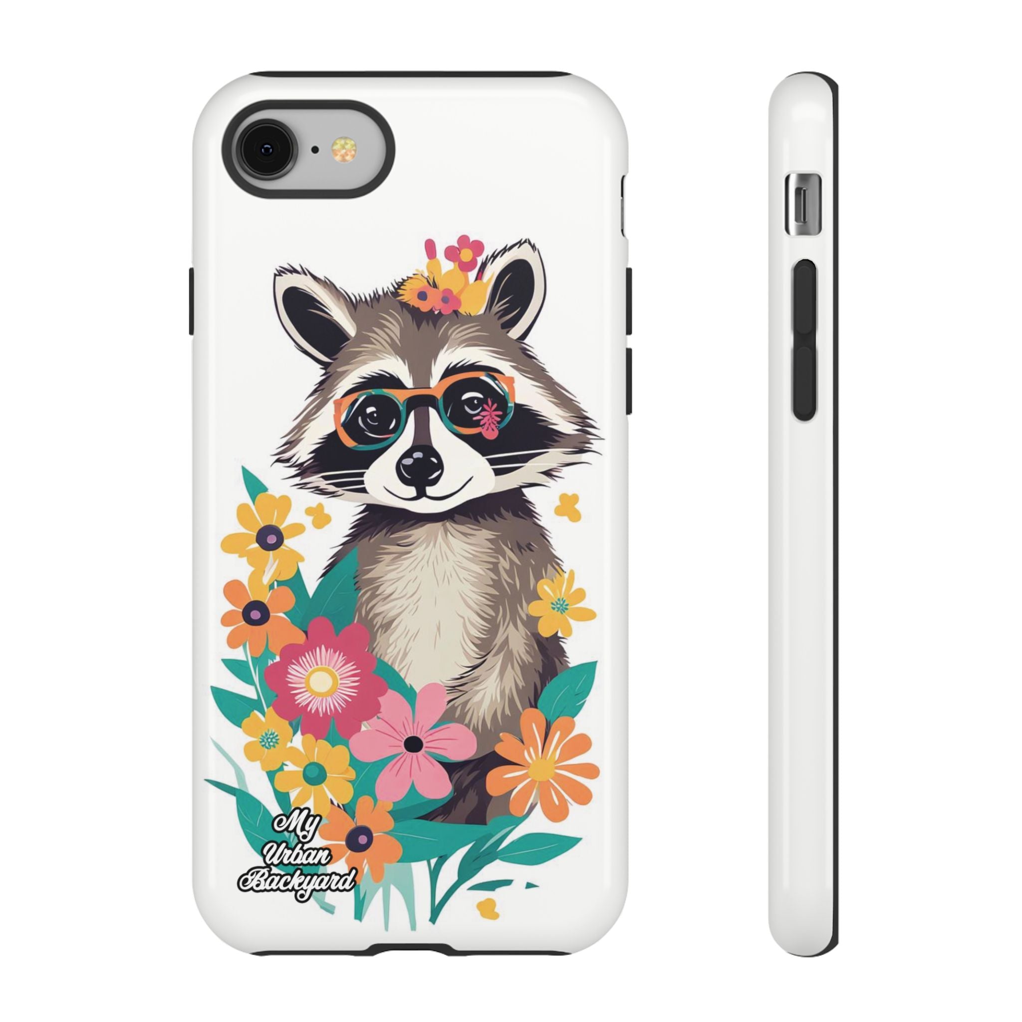 Raccoon with Glasses, Cell Phone Case - Apple, Samsung or Google Pixel