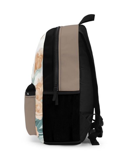 Green-Eyed Tabby Cat, Backpack with Computer Pocket and Padded Back