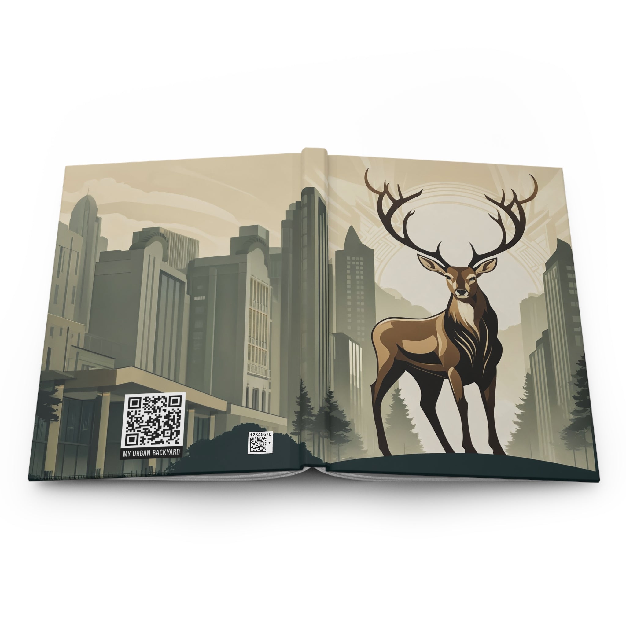 Urban Stag Hardcover Lined Journal