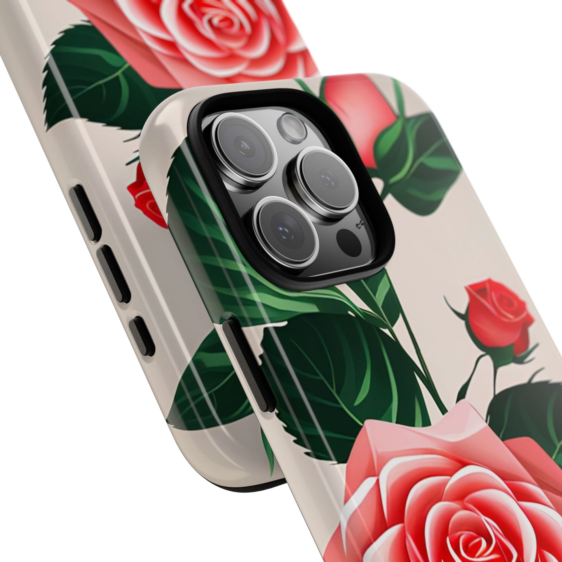 Pink Rose Flowers, Cell Phone Case - Apple, Samsung, Google Pixel