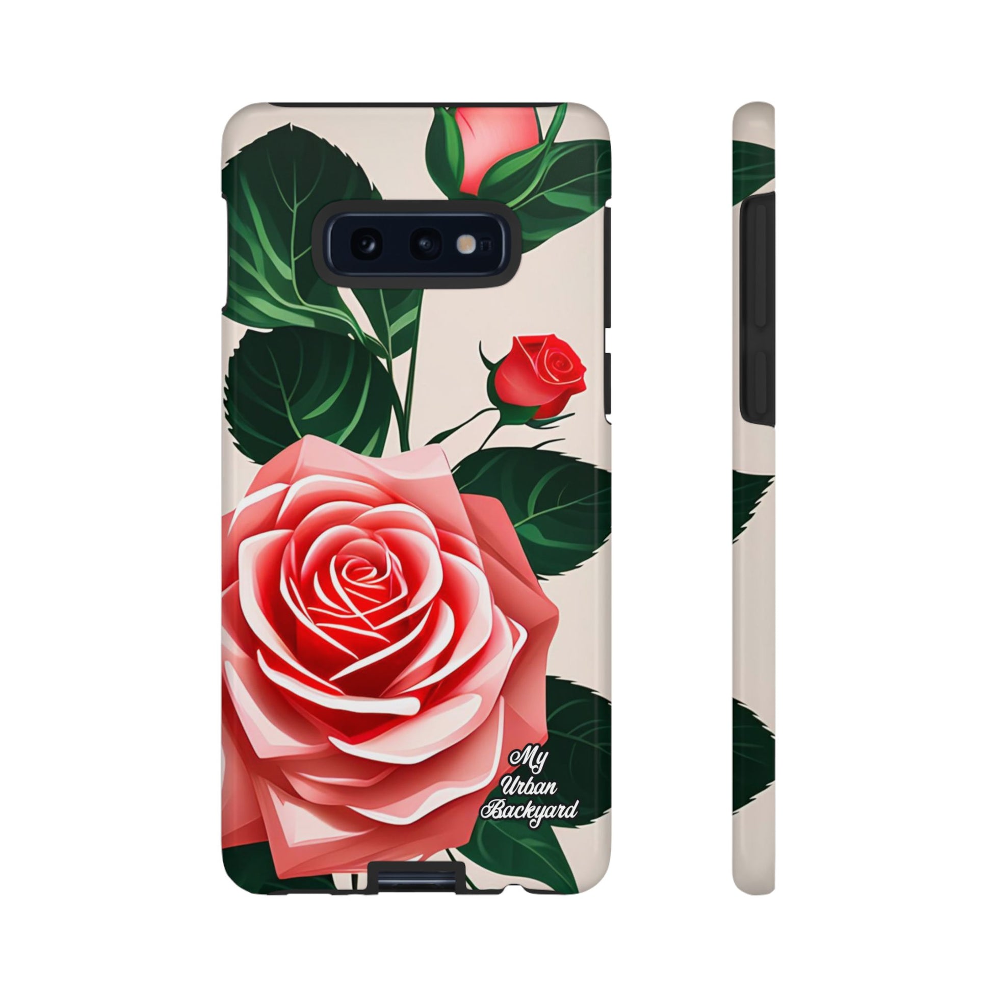 Pink Rose Flowers, Cell Phone Case - Apple, Samsung, Google Pixel