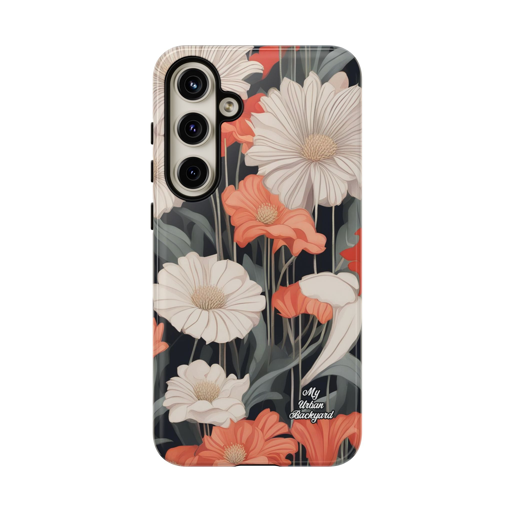 Art Deco Flowers, Cell Phone Case - Apple, Samsung, Google Pixel