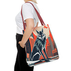 City Wolf Tote Bag, Tote with Cotton Handles For Everyday Use, 3 Sizes