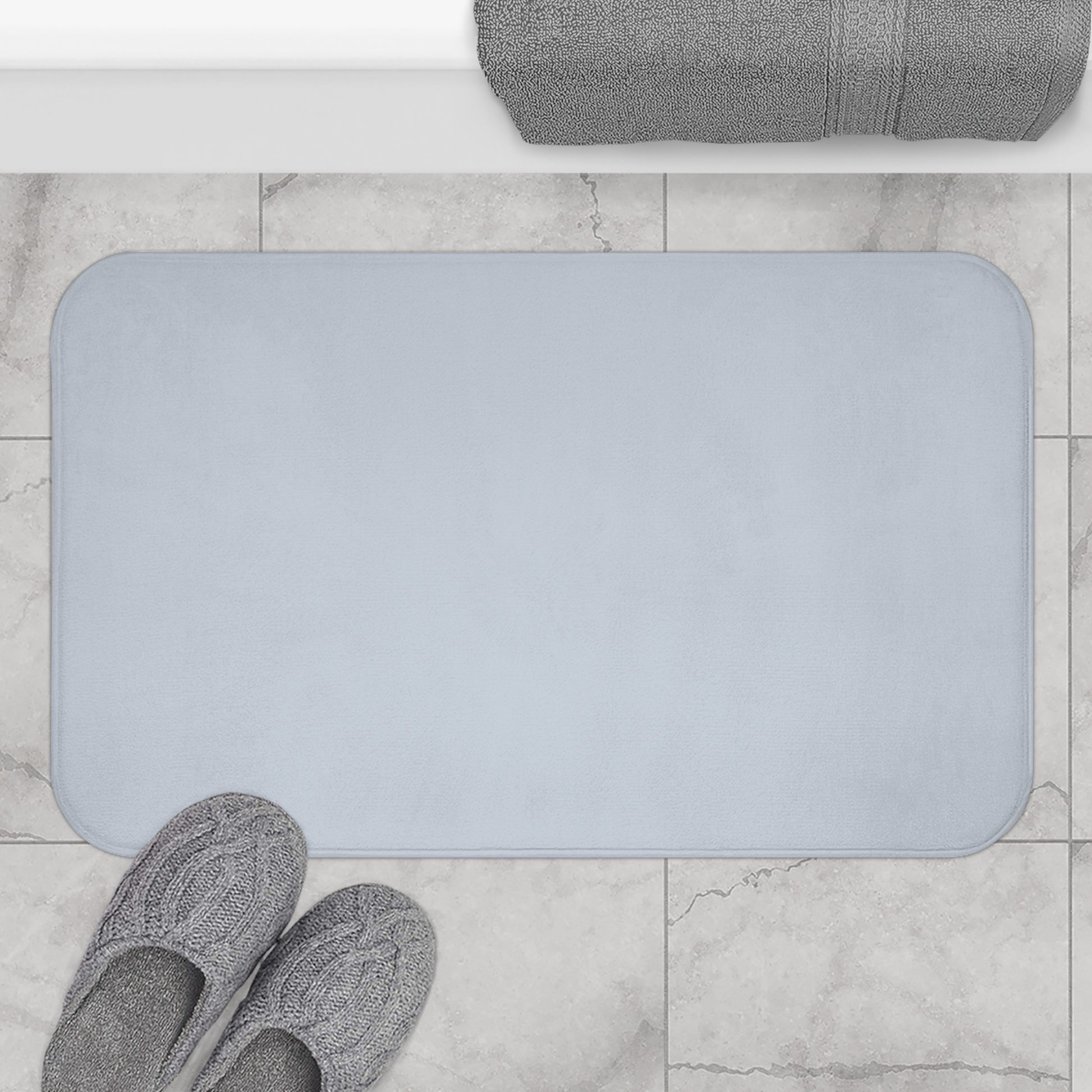 Seafoam Memory Foam Bath Mat — Soft Absorbent Bathroom Rug, 2 sizes