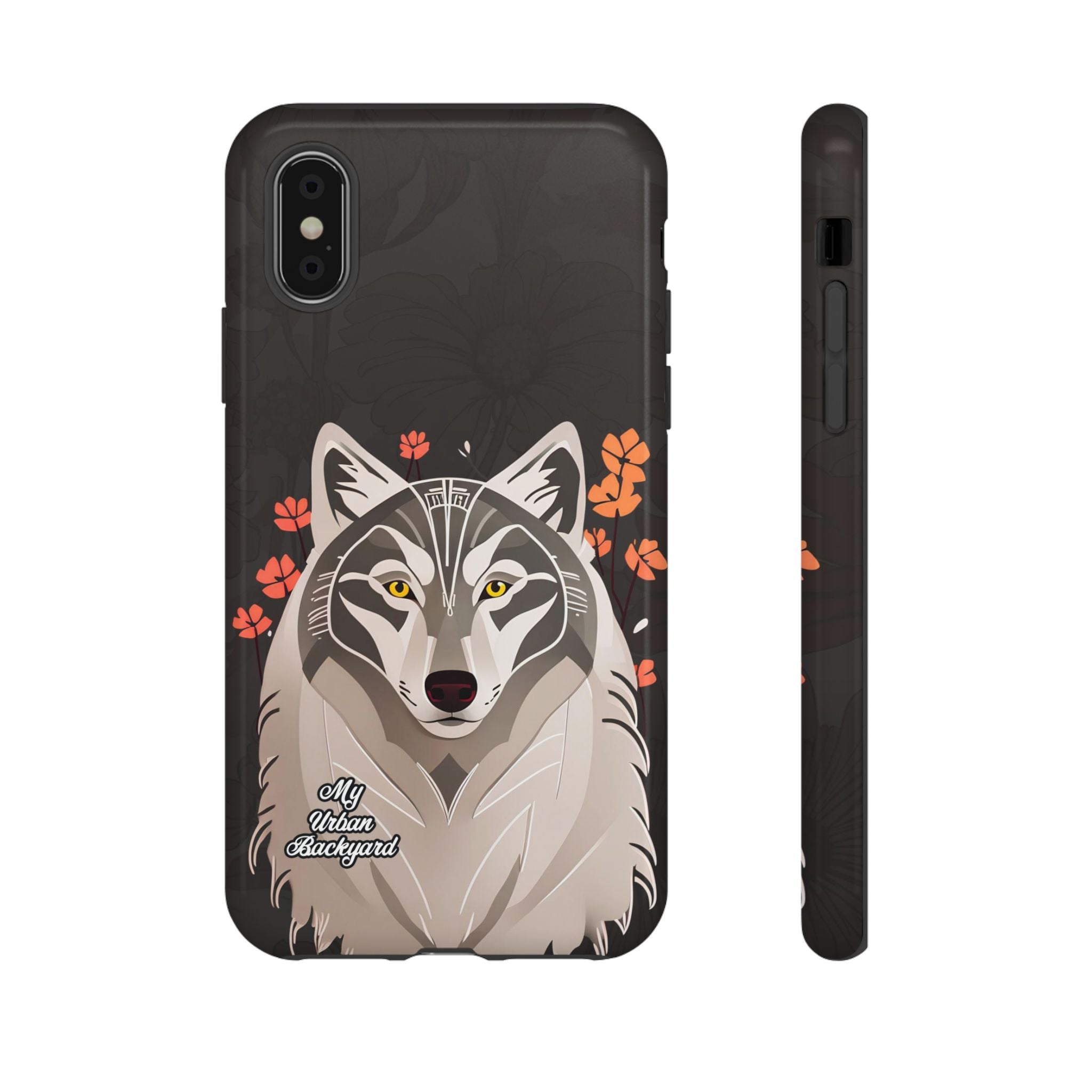 Art Deco Wolf, Cell Phone Case - Apple, Samsung, Google Pixel