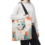 Whiskers, Cat Tote Bag with Cotton Handles For Everyday Use, 3 Sizes