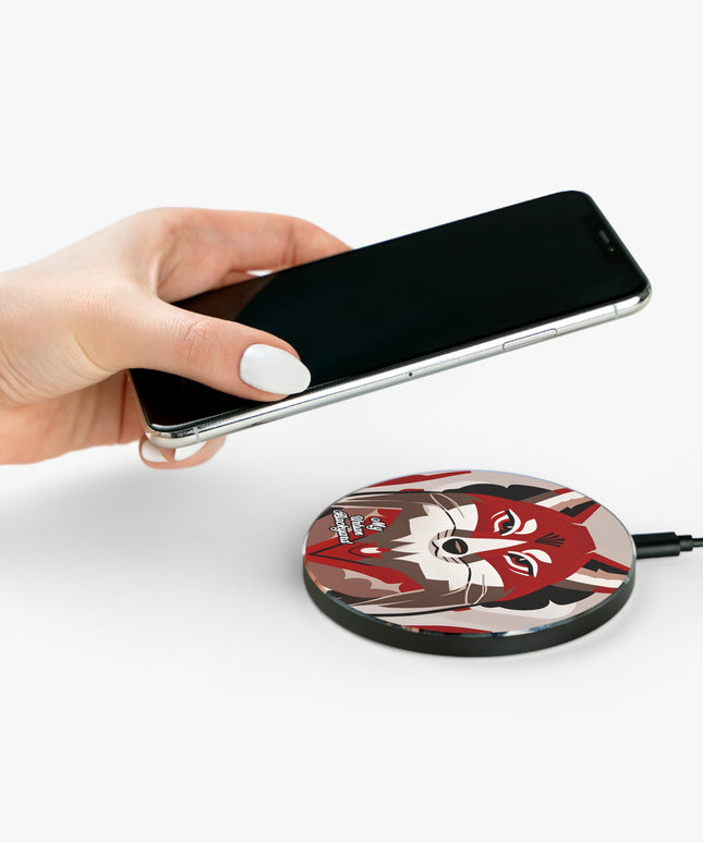 Red Coyote, 10W Wireless Charger for iPhone, Android, Earbuds