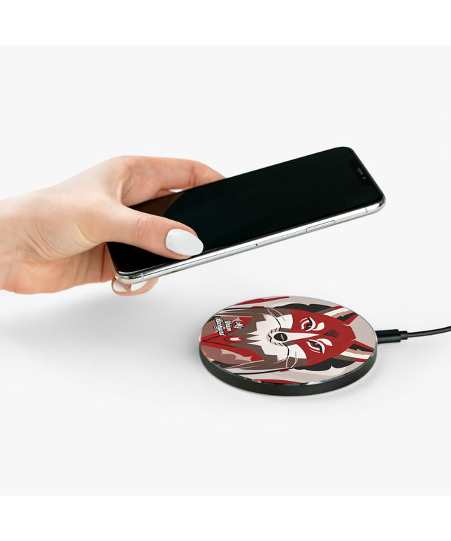 Red Coyote, 10W Wireless Charger for iPhone, Android, Earbuds