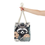 Rocco Pawsley, Raccoon Tote Bag with Cotton Handles For Everyday Use, 3 Sizes
