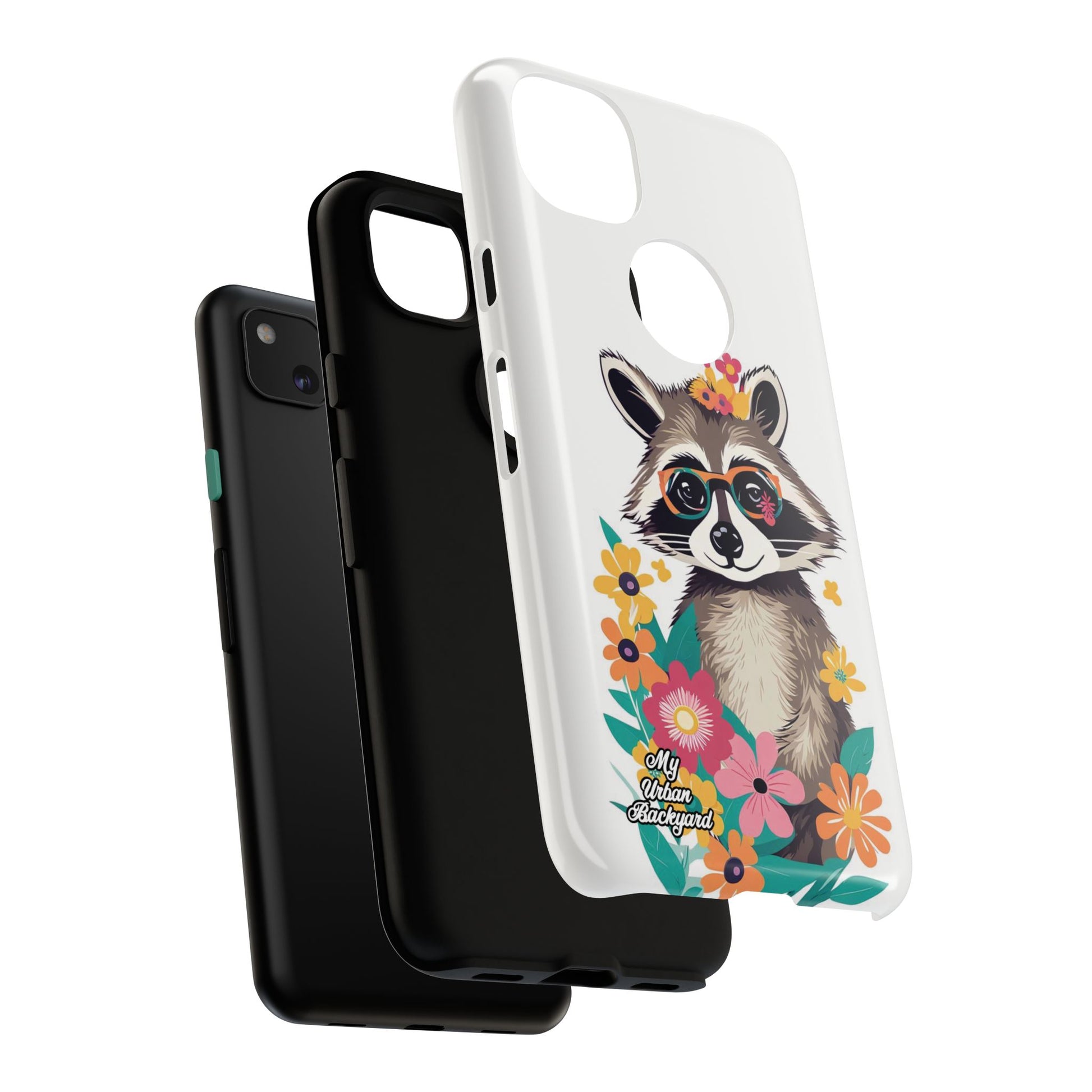 Raccoon with Glasses, Cell Phone Case - Apple, Samsung or Google Pixel
