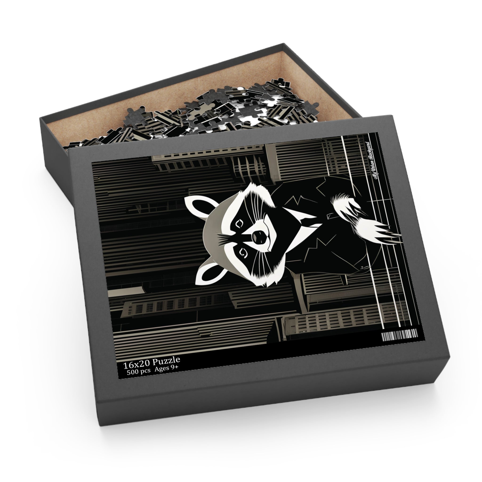 Oliver Nighteyes, Raccoon Jigsaw Puzzle, (120, 252, or 500-Piece)