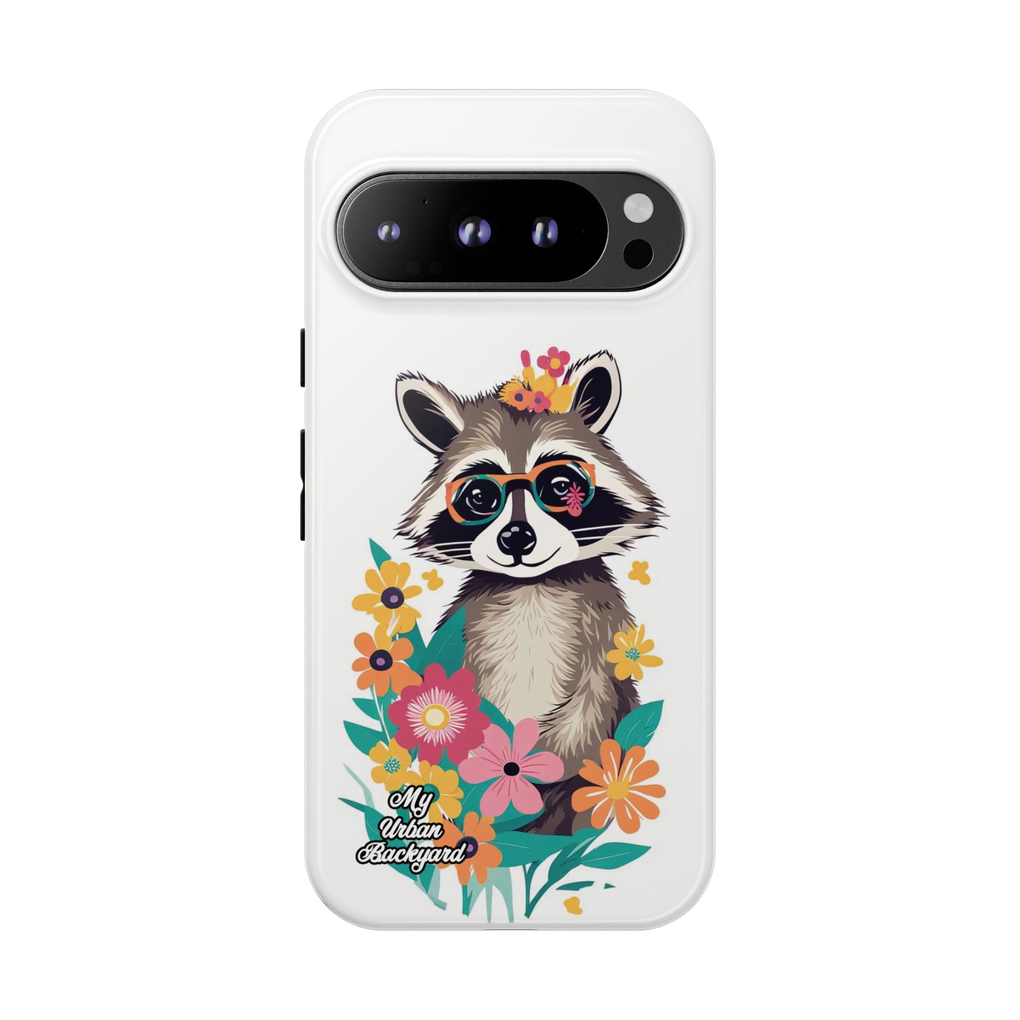 Raccoon with Glasses, Cell Phone Case - Apple, Samsung or Google Pixel