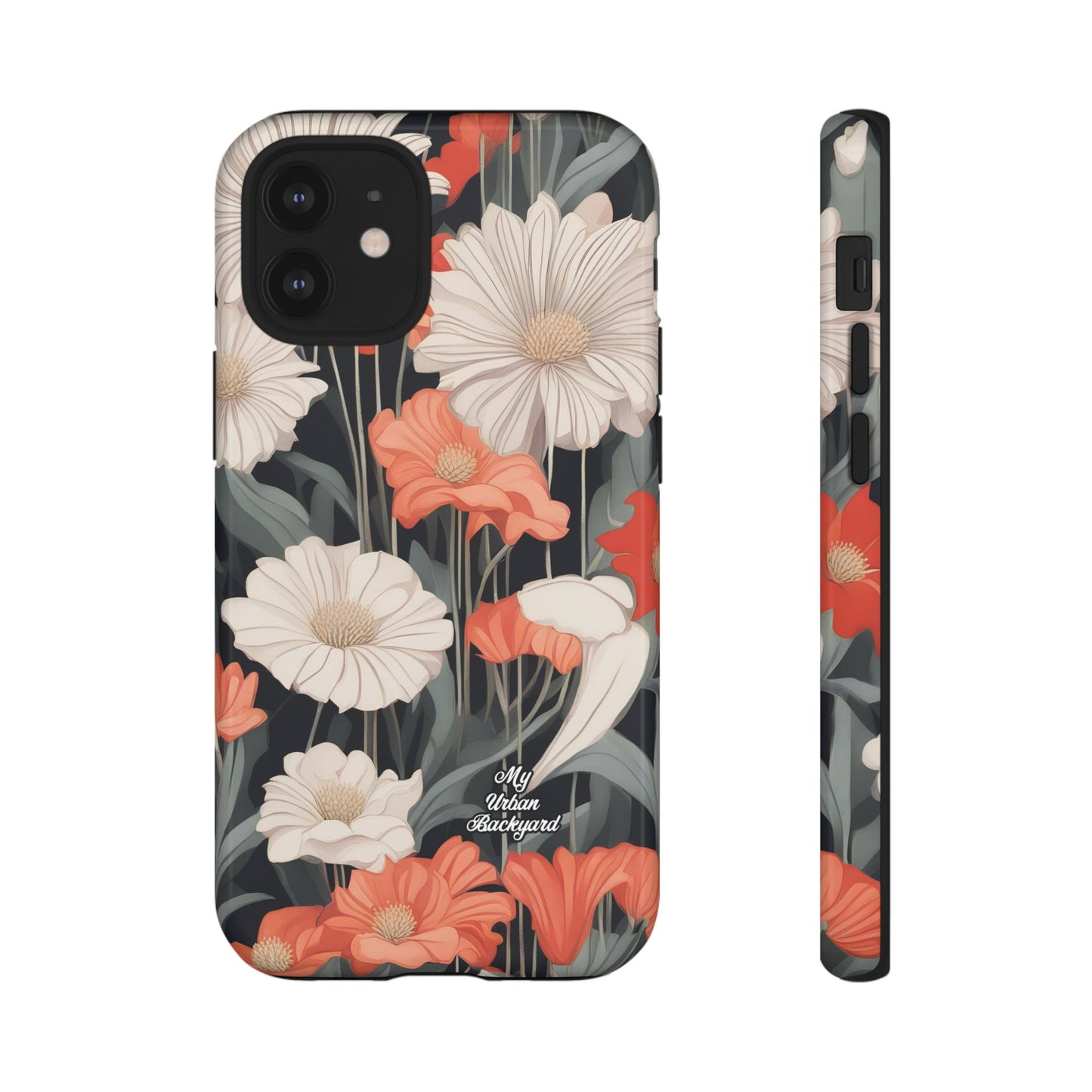 Art Deco Flowers, Cell Phone Case - Apple, Samsung or Google Pixel