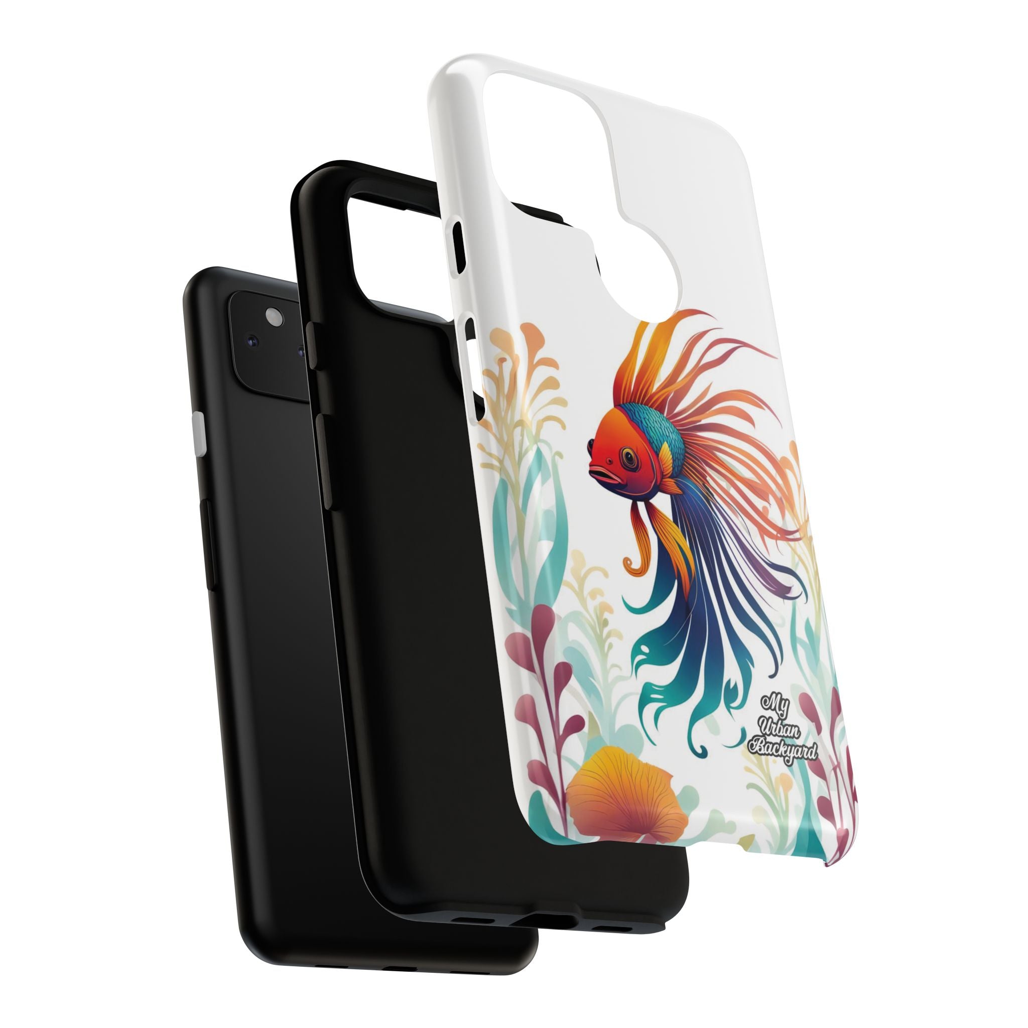 Colorful Betta Fish, Cell Phone Case - Apple, Samsung or Google Pixel