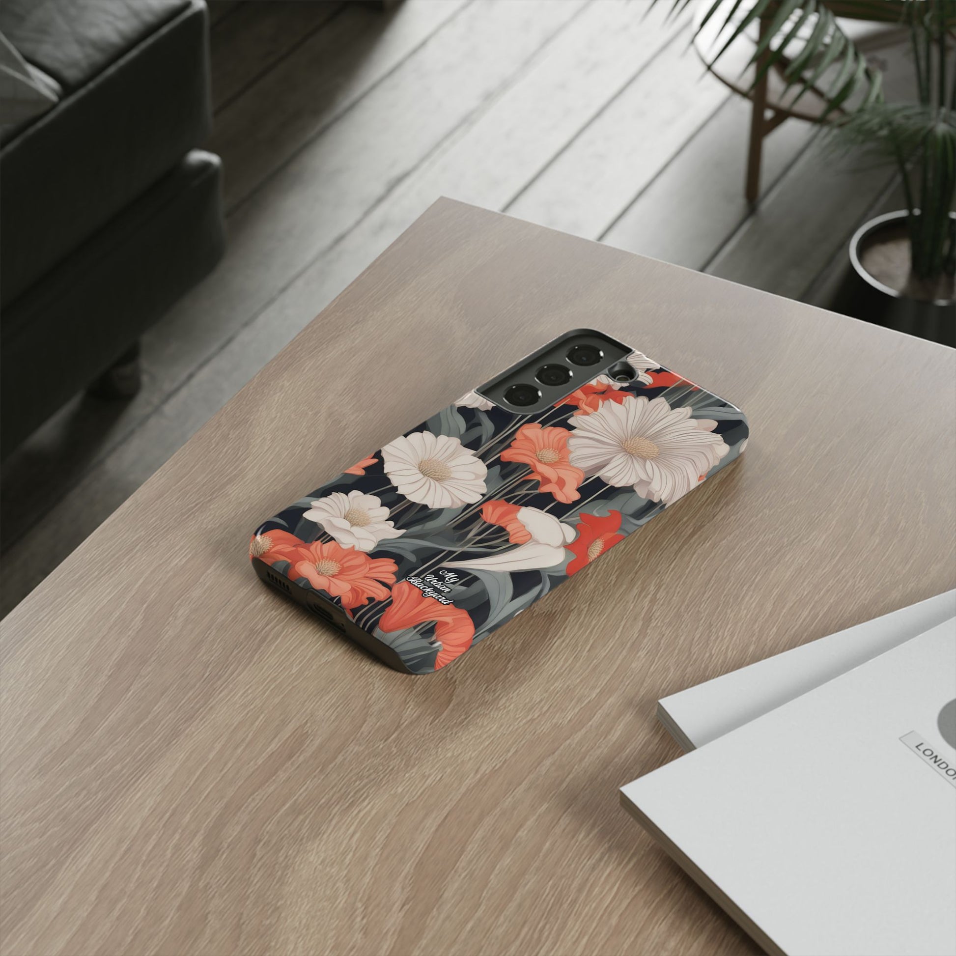 Art Deco Flowers, Cell Phone Case - Apple, Samsung, Google Pixel