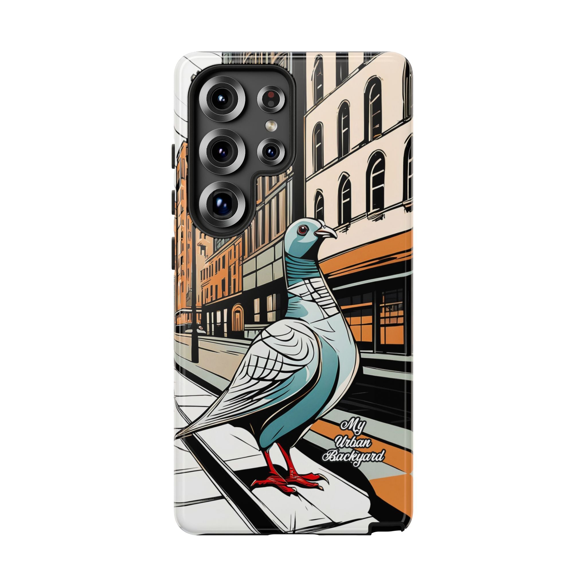 Pigeon on a City Street, Cell Phone Case - Apple, Samsung, Google Pixel
