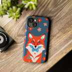 Fox with Flowers, Cell Phone Case - Apple, Samsung, Google Pixel