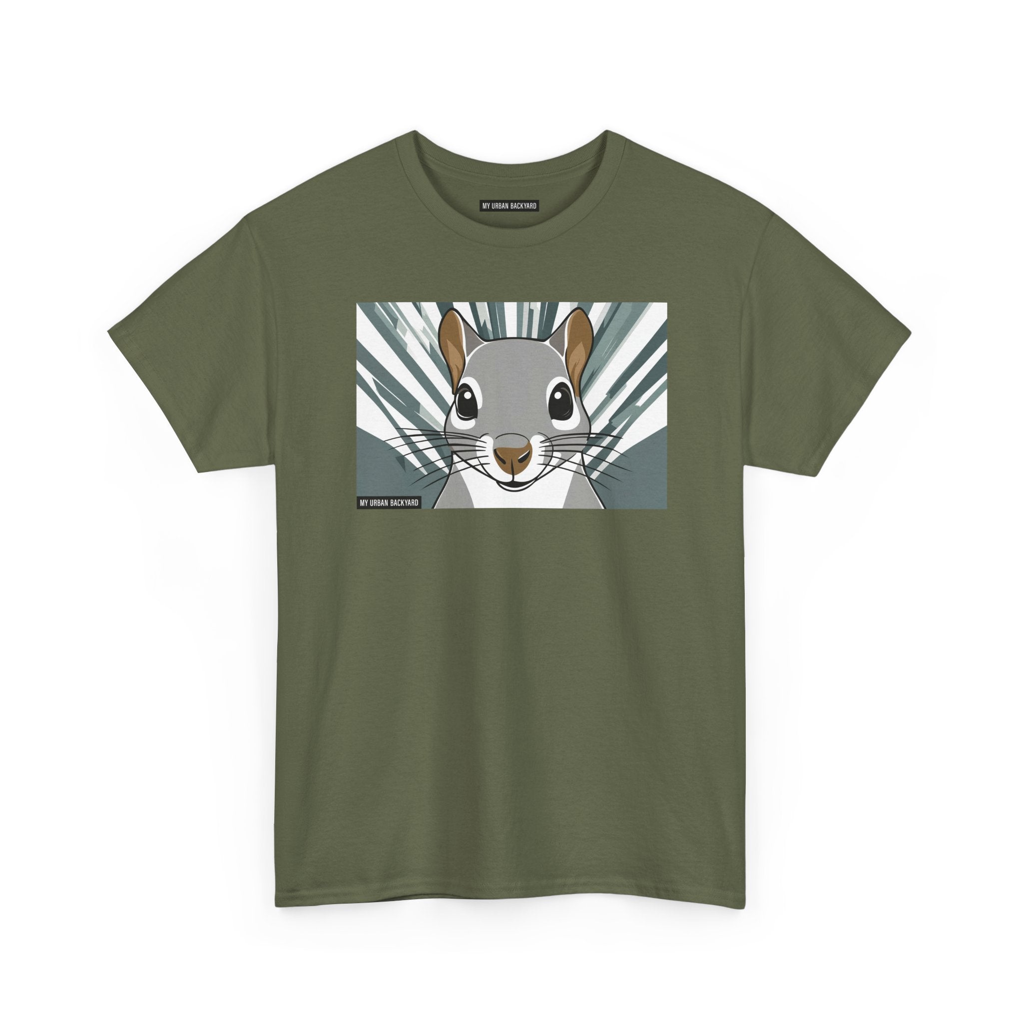 Cute Squirrel Graphic Tee, Unisex Cotton T-Shirt, Nature Lover Gift, Animal Art Top, Casual Wear