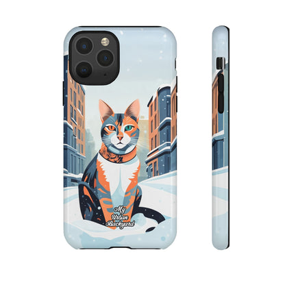 Claws Pawson in the Snow, Cell Phone Case - Apple, Samsung, or Google Pixel