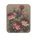 Watercolor Wildflowers, Cozy Outdoor Picnic Blanket, Water-Resistant Bottom, 51" × 61"