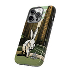 White Rabbit on a City Street, Cell Phone Case - Apple, Samsung, Google Pixel