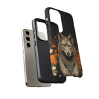 Wolf with Flowers, Animal Cell Phone Case - Apple, Samsung, Google Pixel