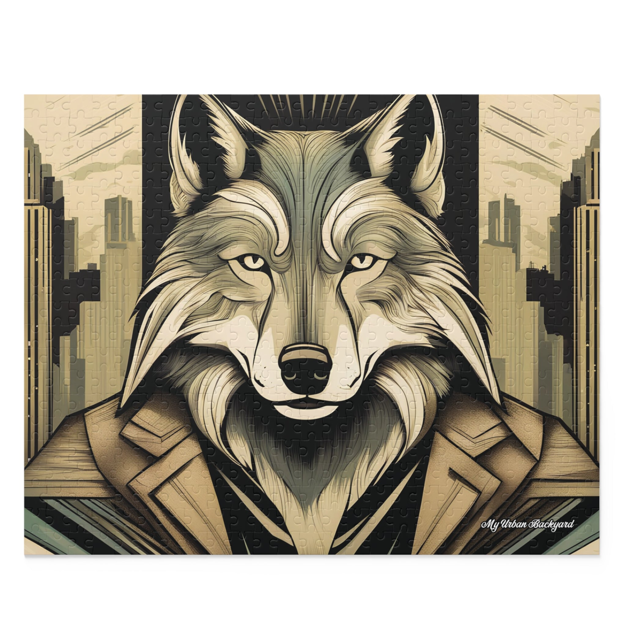 Luther Greyfang, Wolf Jigsaw Puzzle, (120, 252, or 500-Piece)