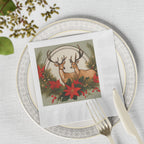 Holiday Deer Christmas Napkins