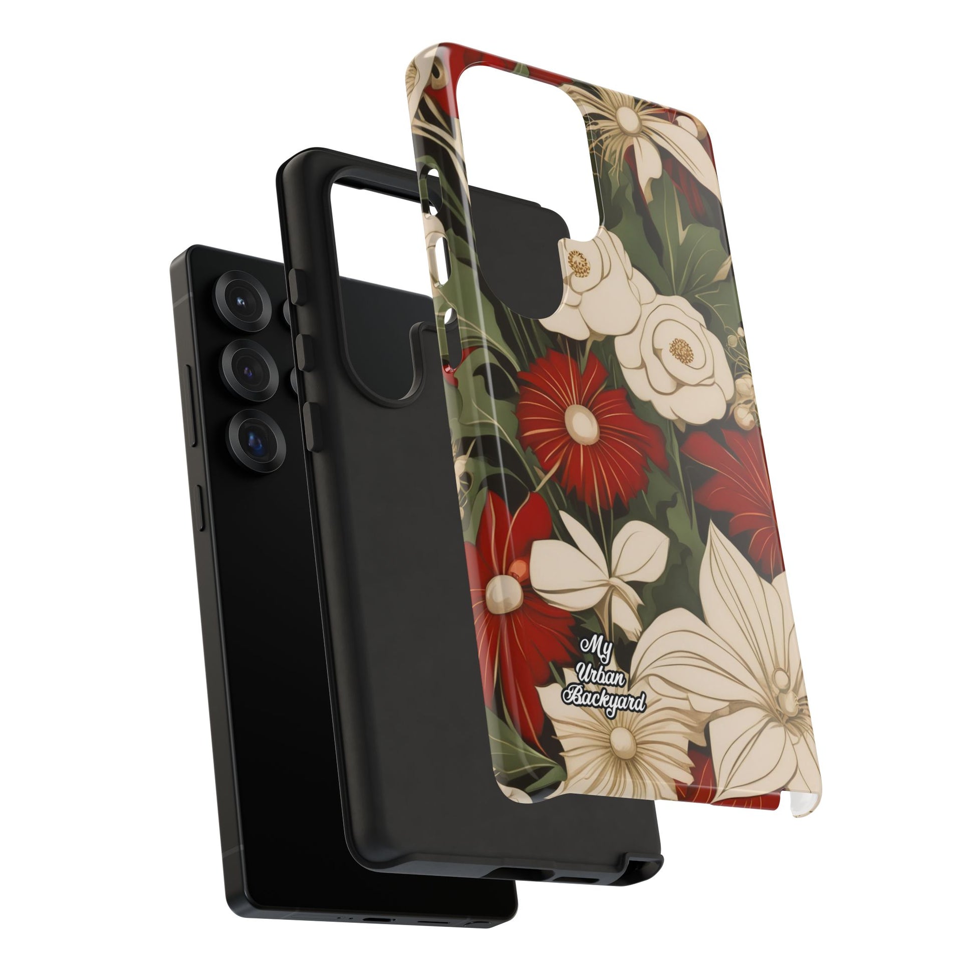 Holiday Flowers, Cell Phone Case - Apple, Samsung, Google Pixel