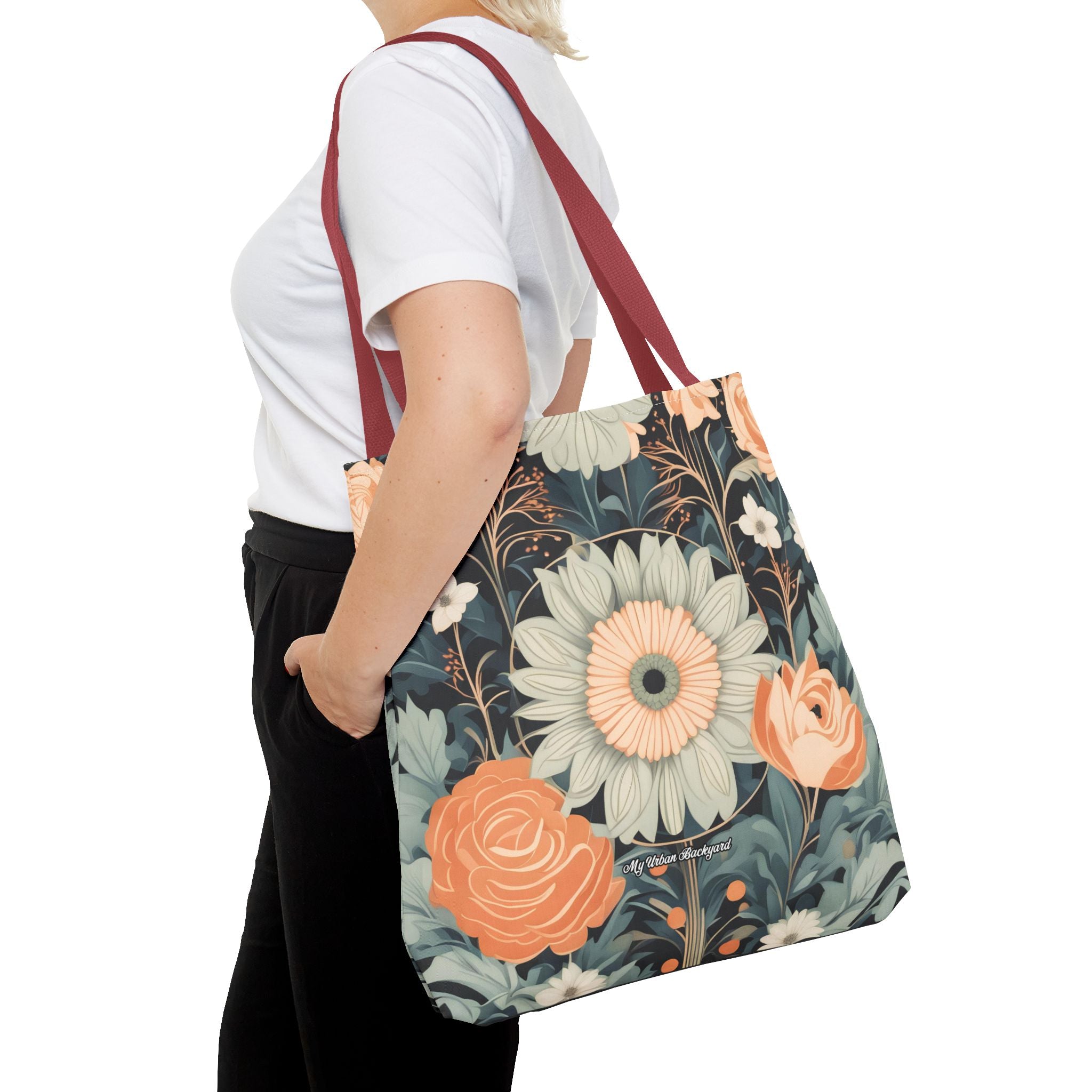 Wildflowers, Tote Bag with Cotton Handles