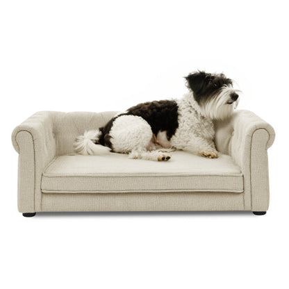 Elegant Rectangular Pet Sofa Bed For Medium And Large Dogs, 40", Beige