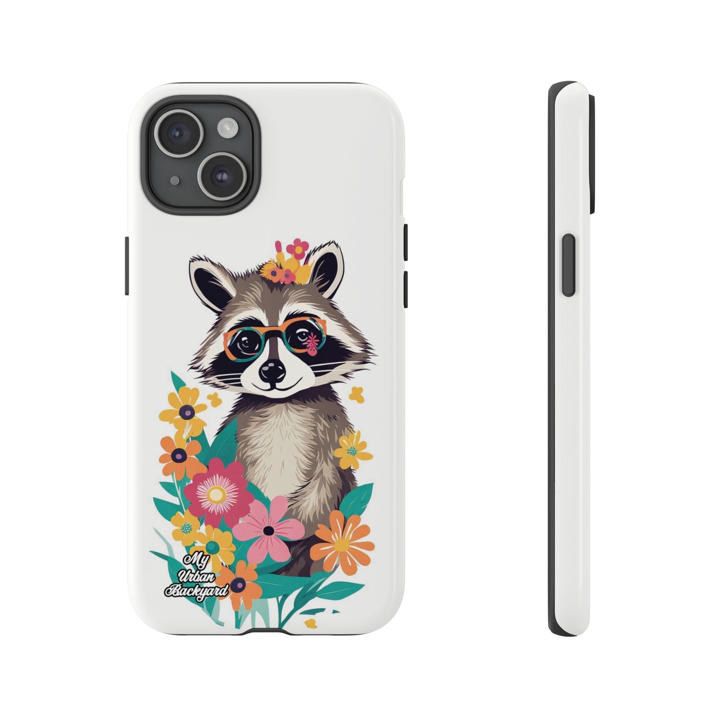 Raccoon with Glasses, Cell Phone Case - Apple, Samsung or Google Pixel