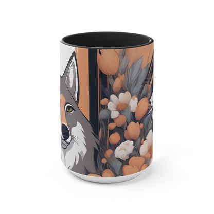 Urban Coyote, Ceramic Mug - Perfect for Coffee, Tea, and More!