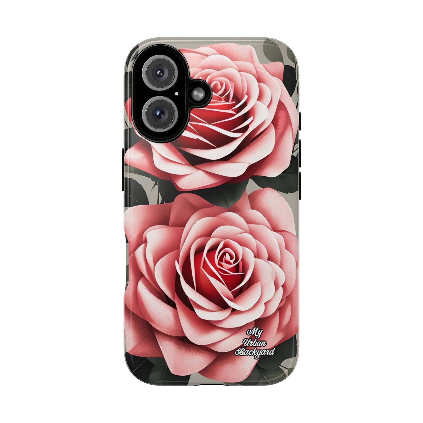 Pink Rose Flowers, Cell Phone Case - Apple, Samsung or Google Pixel