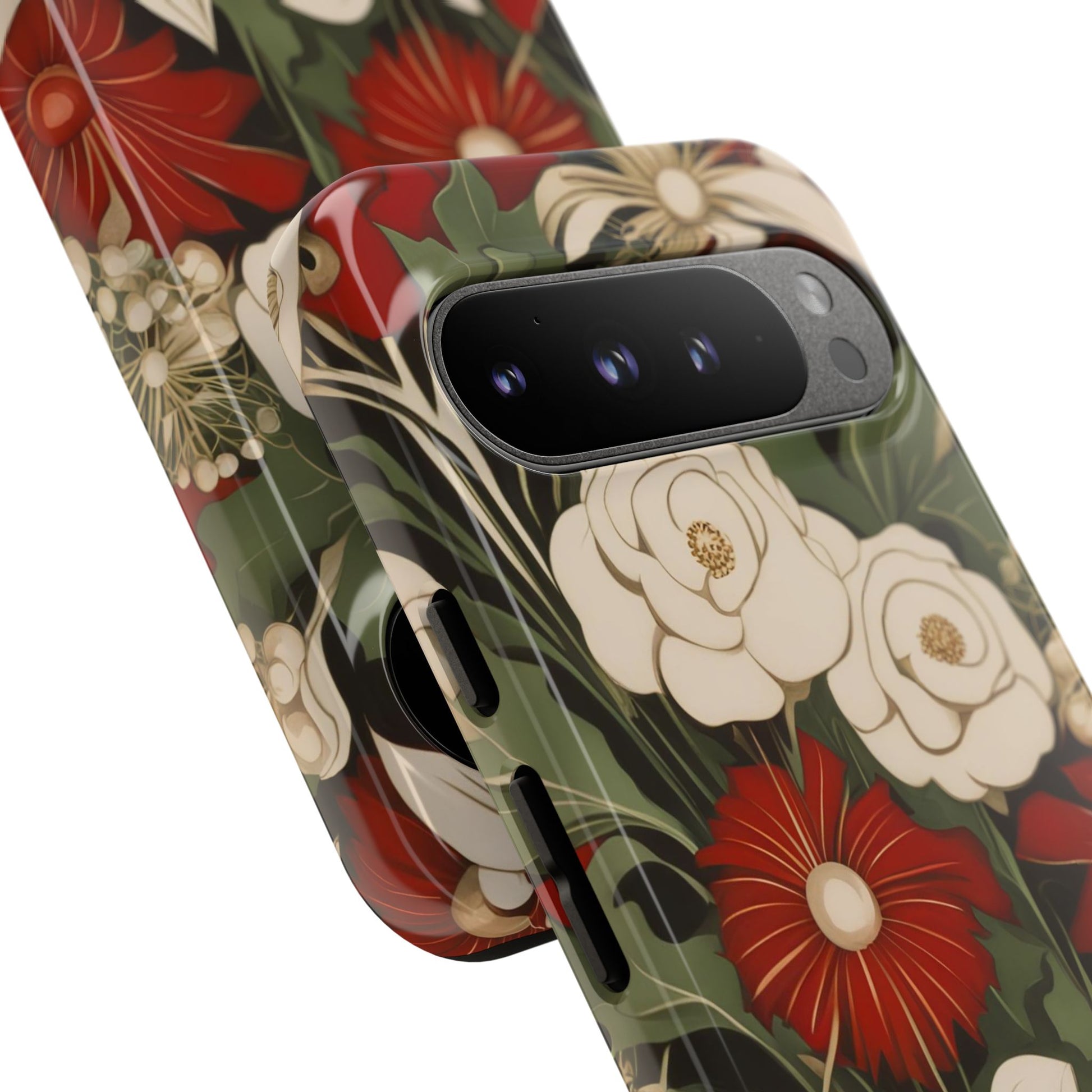 Holiday Flowers, Cell Phone Case - Apple, Samsung, Google Pixel