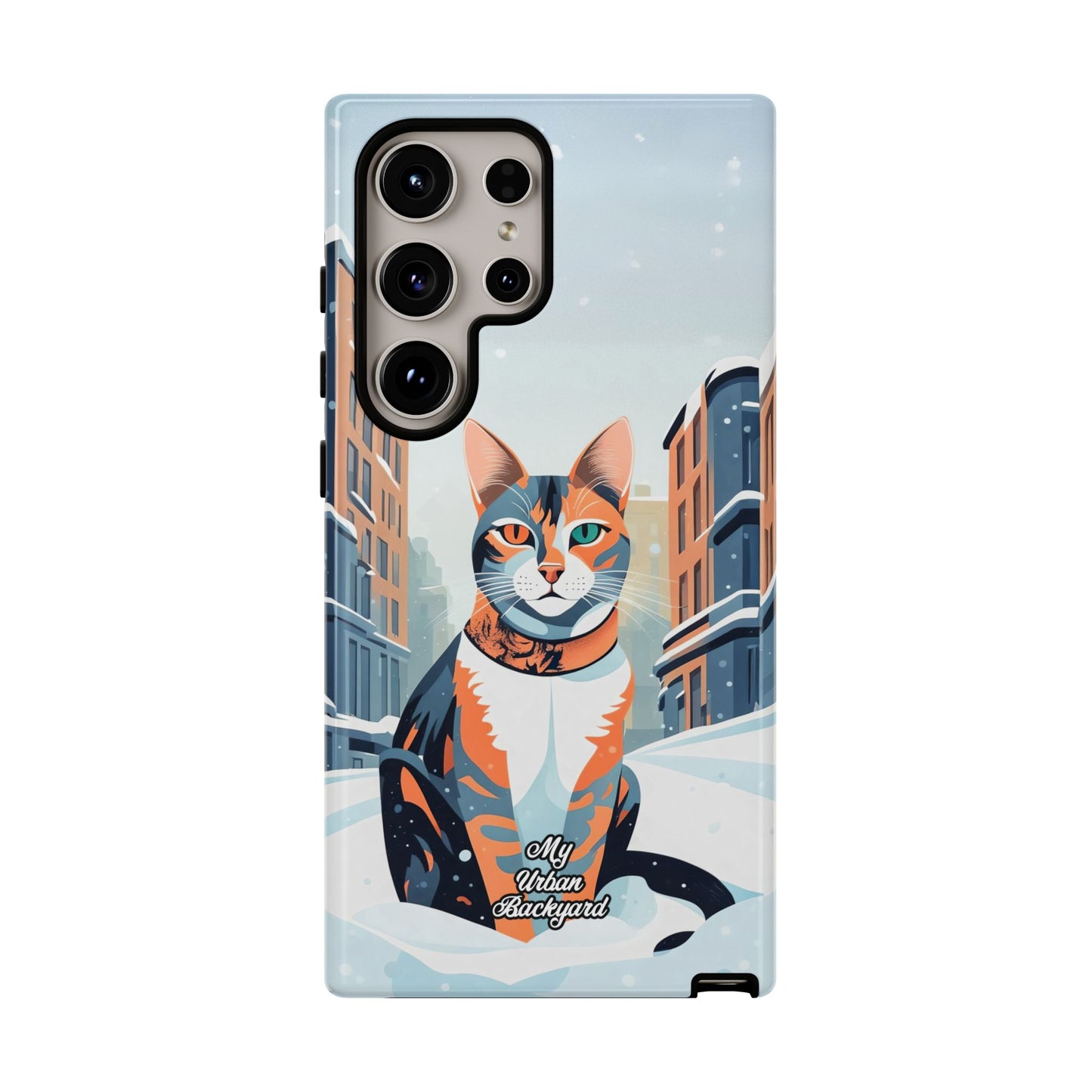 Claws Pawson in the Snow, Cell Phone Case - Apple, Samsung, or Google Pixel