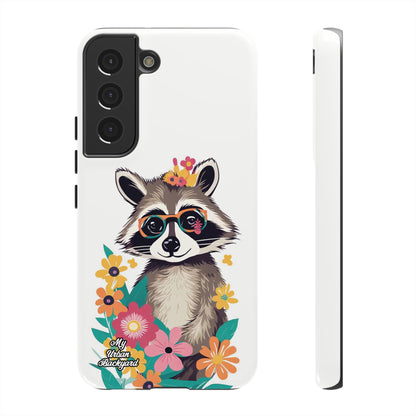 Raccoon with Glasses, Cell Phone Case - Apple, Samsung or Google Pixel