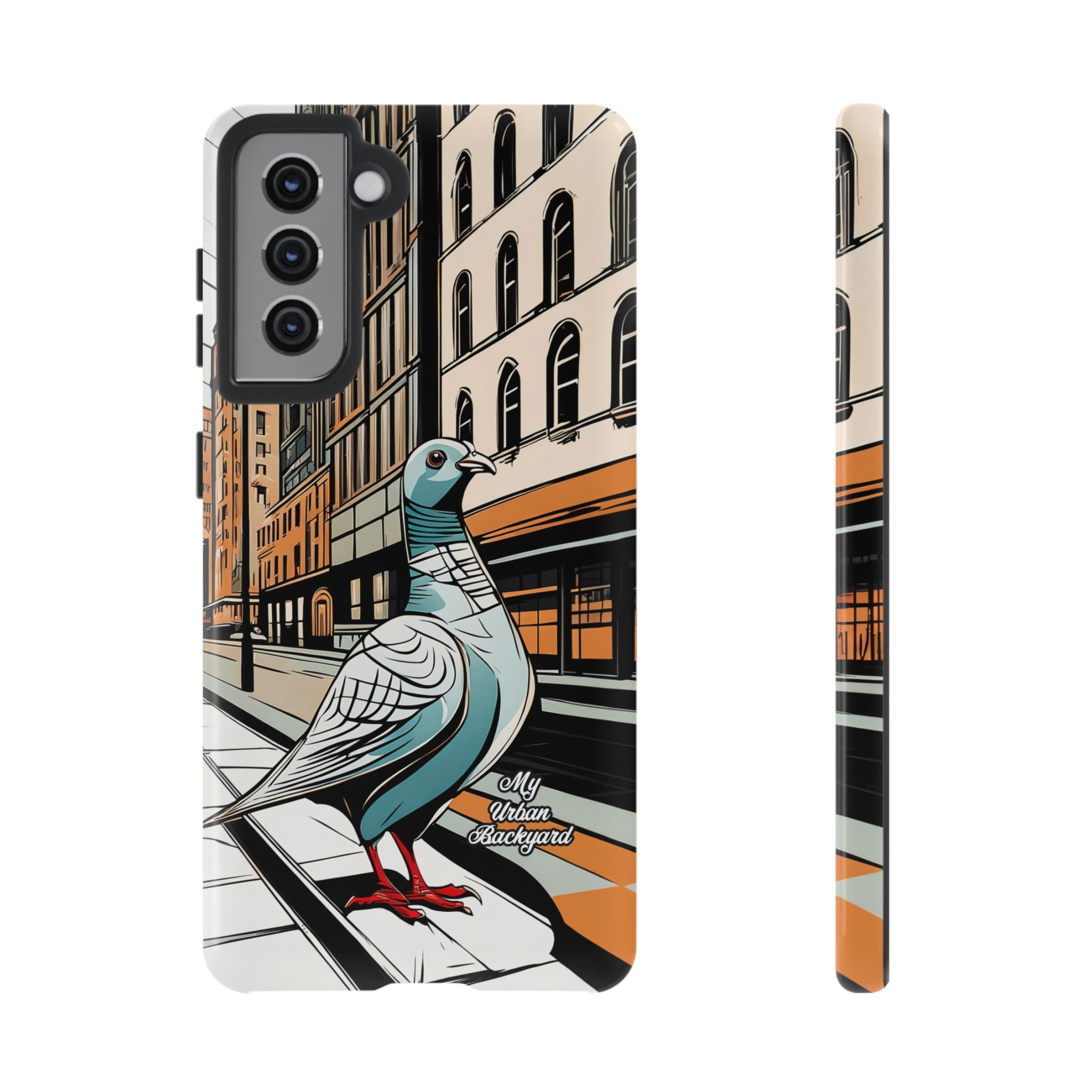 Pigeon on a City Street, Cell Phone Case - Apple, Samsung, Google Pixel