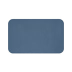 Coastal Blue Memory Foam Bath Mat — Soft Absorbent Bathroom Rug, 2 sizes