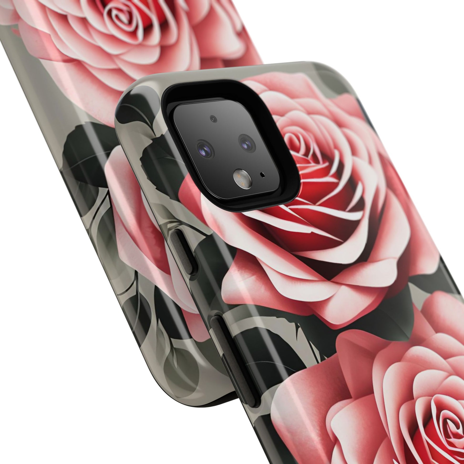 Pink Rose Flowers, Cell Phone Case - Apple, Samsung, Google Pixel
