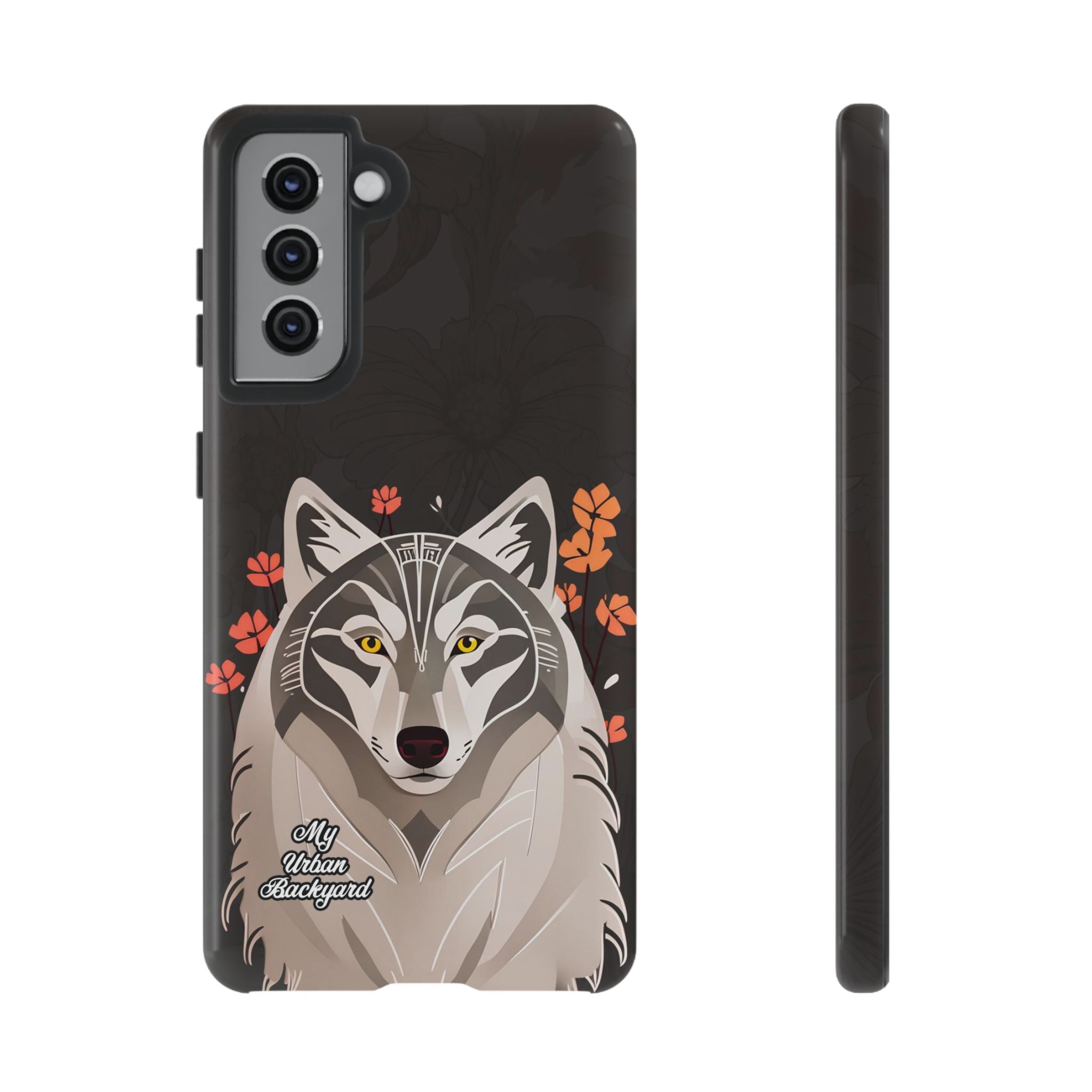 Art Deco Wolf, Cell Phone Case - Apple, Samsung, Google Pixel