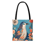Colorful Bird Tote Bag with Cotton Handles For Everyday Use, 3 Sizes