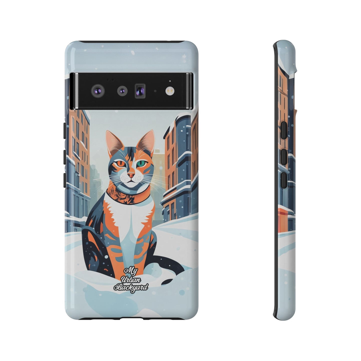 Claws Pawson in the Snow, Cell Phone Case - Apple, Samsung, or Google Pixel