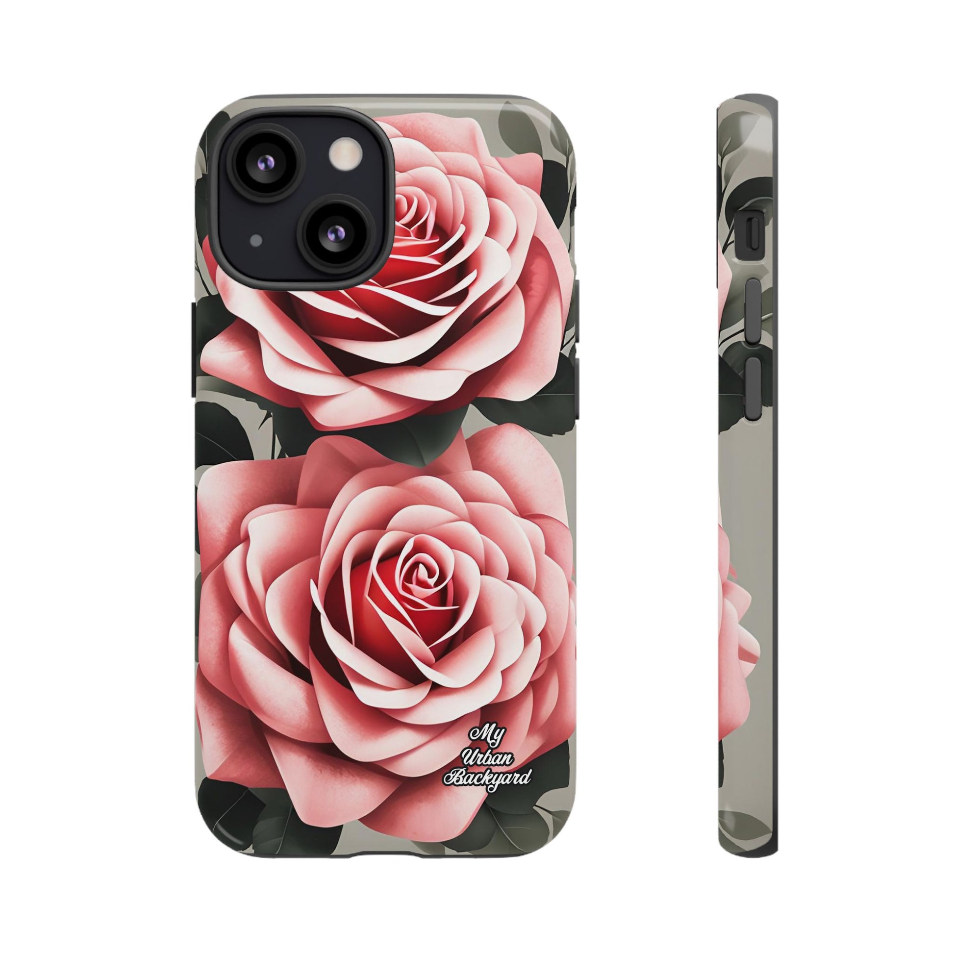 Pink Rose Flowers, Cell Phone Case - Apple, Samsung, Google Pixel