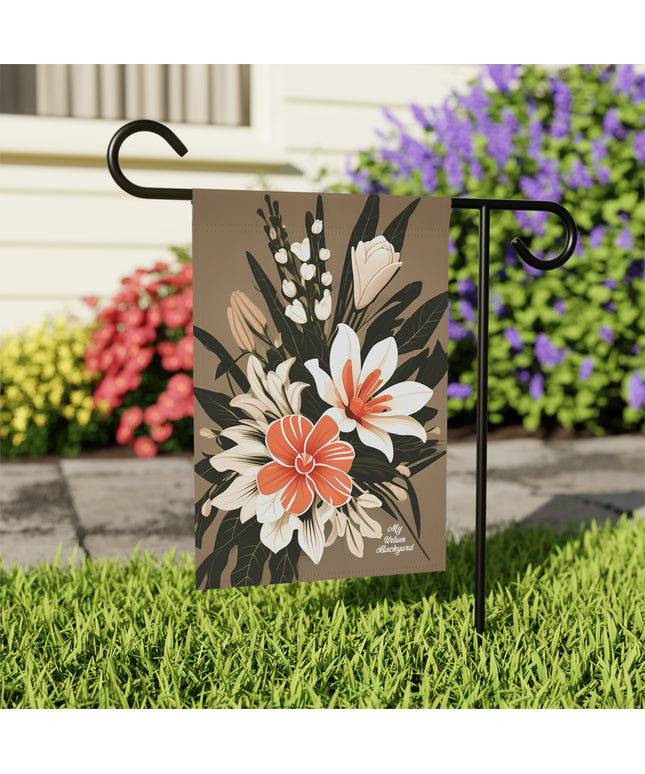 Bouquet of Flowers, Garden Flag for Yard, Patio, Porch, or Work, 12"x18" - Flag only
