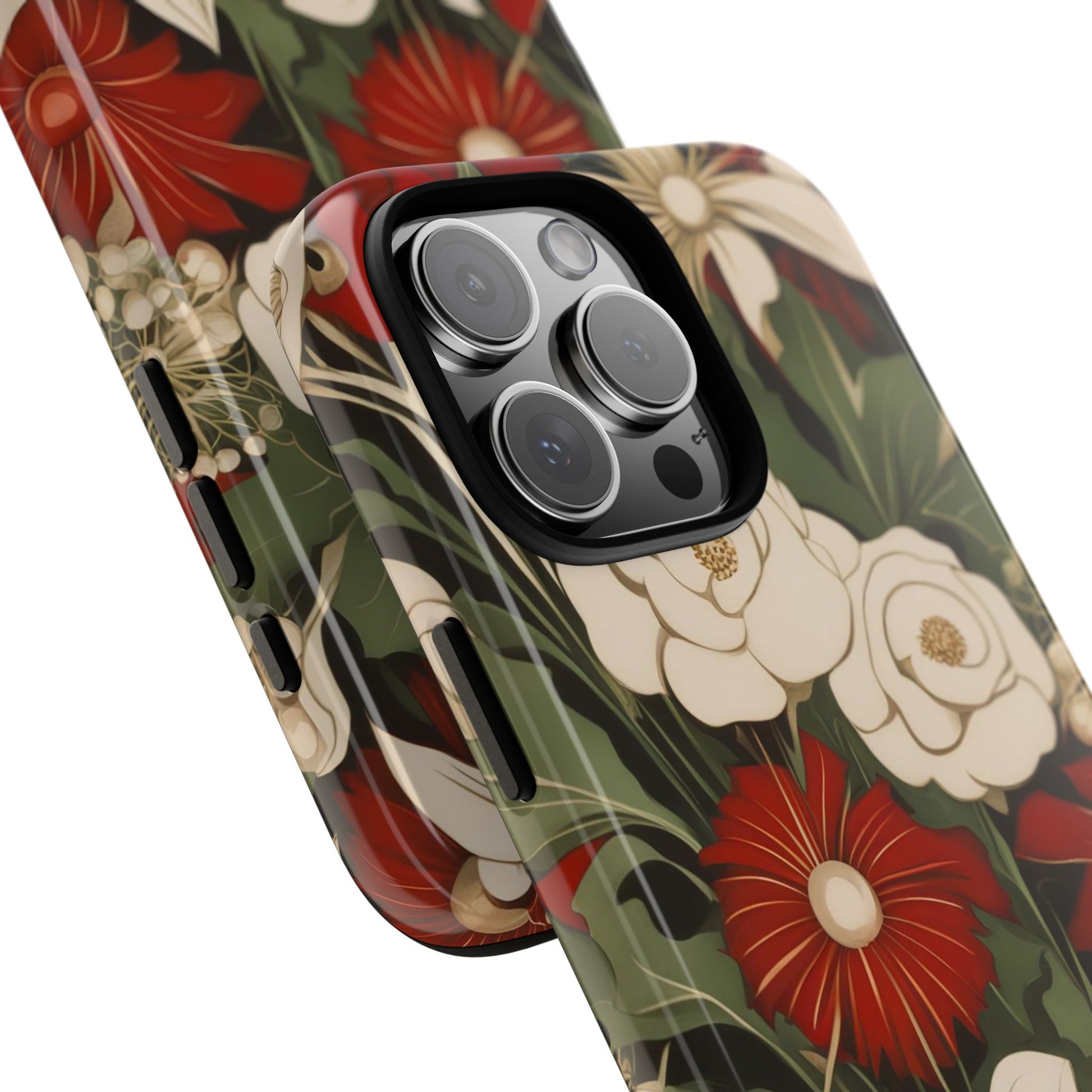 Holiday Flowers, Cell Phone Case - Apple, Samsung, Google Pixel