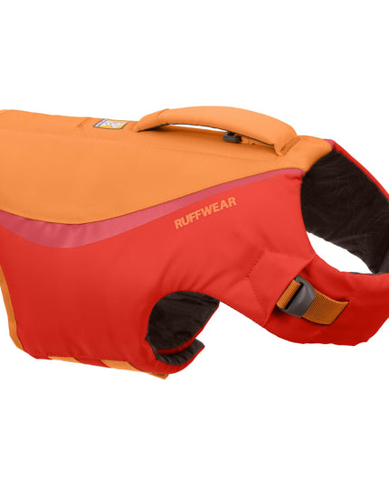 Ruffwear, Float Coat, Dog Life Jacket, Swimming Safety Vest with Handle, Red Sumac, Small
