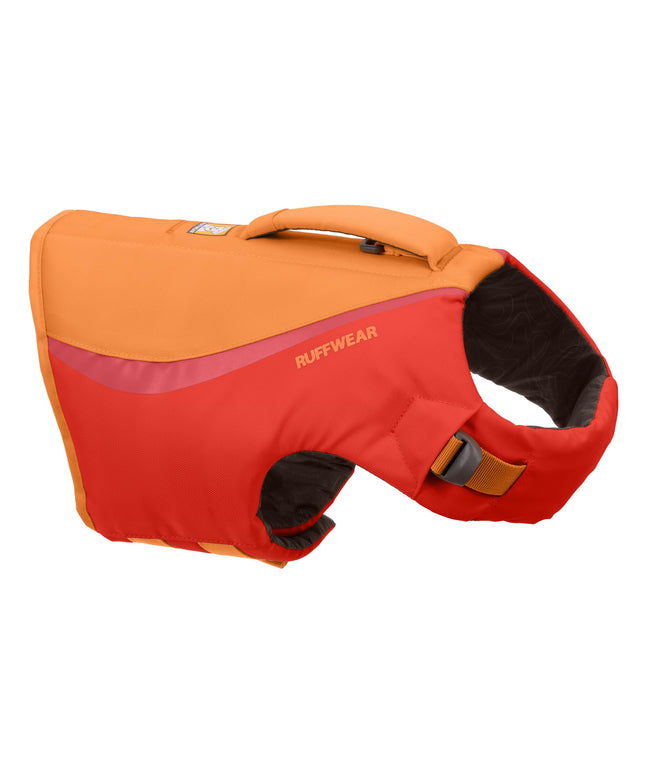 Ruffwear, Float Coat, Dog Life Jacket, Swimming Safety Vest with Handle, Red Sumac, Small