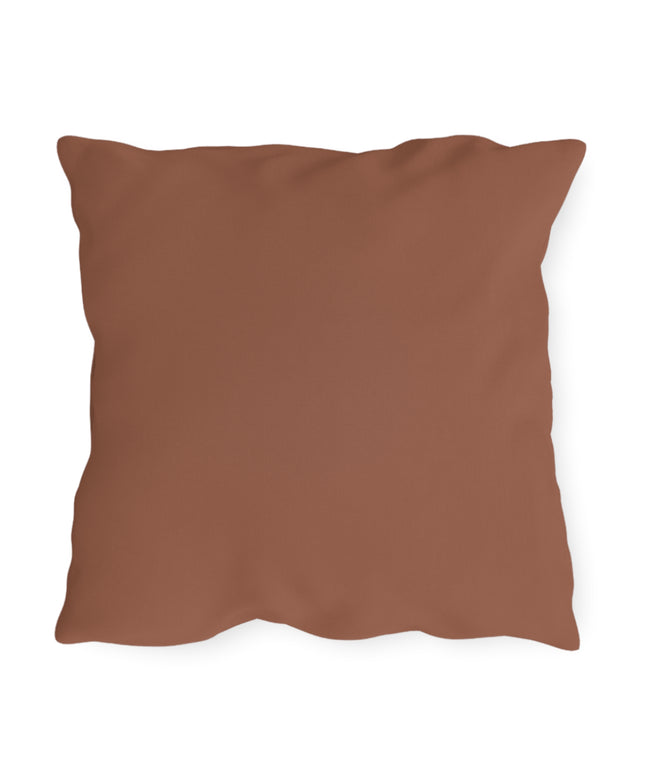 Art Deco Flowers, Terracotta accent color, Throw Pillow, Indoor/Outdoor Decor for Home or Office